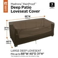 thumbnail image 3 of Classic Accessories Madrona Waterproof 88 Inch Deep Seated Patio Loveseat Cover, 3 of 22