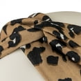 thumbnail image 3 of Claire's Girls Leopard And Black Twisted Headwraps Set, 2-Pack Fashion Headbands, 73931, 3 of 6