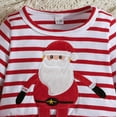 thumbnail image 4 of Rhuody Girls Dress Long Sleeve Christmas Red And White Striped Top With Red Mesh Skirt Party Dress For Holiday Outfit Adorable Classic Daily Wear Red 9-12 Months, 4 of 8