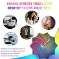 thumbnail image 3 of CYFW 3D Printed Sensory Fidget Star,Spinner for Adults Anxiety and Stress Relief,Sensory Fidgets, 3 of 7