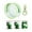 green, variant on Yinanstore PVC Doll Display Case Collectibles Display Case for Mini Figure Waterproof Portable Doll Carrying Bag for Action Figures Doll