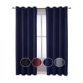 thumbnail image 1 of Cortinas Blackout Recamaras Económicas Largas 275x241cm,2pzs Color Azul, 1 of 4