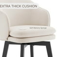 thumbnail image 6 of CHITA Modern Swivel Counter Height Bar Stools with Arm Set of 3, 6 of 12