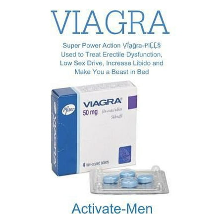 Activate-Men: Super Power Action Ṿḯḁḡra-PìḸḸ§ Used to Treat Erectile Dysfunction, Low Sex Drive, Increase Libido and Make You a Beast in Bed (The Best Medicine For Erectile Dysfunction)
