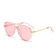 thumbnail image 6 of 2026 New Cross-Border European and American Fashion Sunglasses for Men, Versatile Trendy Large Frame Aviator Glasses, Retro Fluorescent Green Sunglasses for Women, 6 of 6