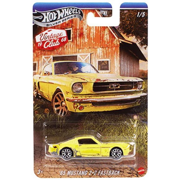 Hot Wheels Vintage Club 1968 '65 Mustang 2 2 Fastback Diecast Car