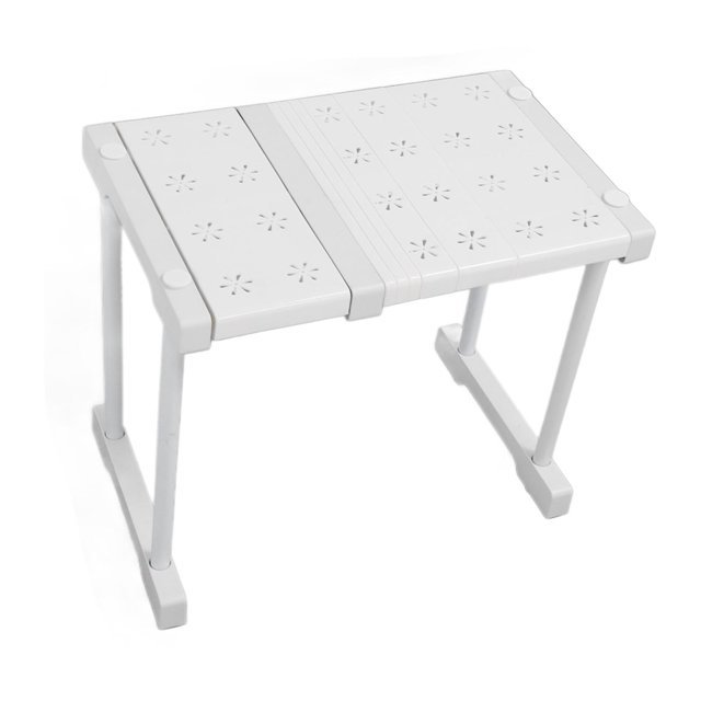 Expandable Shelf Stackable 121lb Load Bearing Divider Storage Rack, Versatile For Cabinets, Closets And Washbasins
