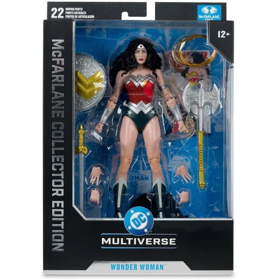 McFarlane DC Collector Edition Wonder Woman Action Figure (Platinum Edition)