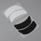 thumbnail image 3 of 10 Pairs Eyelash Extension Gel Pad Reusable Silicone Lash Extension Gel Pad Notched Black White, 3 of 5