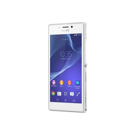 Sony XPERIA M2 - 3G smartphone RAM 1 GB / 8 GB - microSD slot - LCD display - 4.8" - 960 x 540 pixels - rear camera 8 MP - white