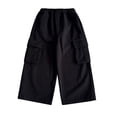 thumbnail image 5 of JTieaclothes Boys Cargo Pants With 3D Pockets Loose Fit Casual Joggers Comfortable Trousers For Kids Outdoor Play And Daily Wear,Boys Pants Sizes 7-8 Years, 5 of 6