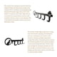 thumbnail image 5 of Inteprter Colgador de puerta para llaves, gancho de almacenamiento, decoraciones, instalación práctica, accesorios para el hogar, suministros Almacenamiento y organización del hogar, 5 of 6