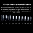 thumbnail image 2 of Wisewang 1 Set False Nail Fashionable Fine Workmanship Unique Design Easy Installment Long Service Life Magnificent Manicure Kit Transparent Color 1Set, 2 of 6