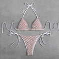 thumbnail image 1 of Traje de baño para mujer, moda, cómodo, estampado, bikini, traje de baño de color liso para mujer, conjuntos de bikinis, trajes de baño para mujer, 1 of 7