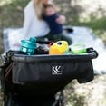 thumbnail image 6 of J.L. Childress Sip 'N Safe Stroller Organizer with Deep Cup Holders & Zippered Pockets - Black, 6 of 8