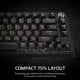 thumbnail image 3 of Teclado Corsair K65 Plus Inalámbrico 75% RGB QWERTY NA Negro, 3 of 9