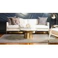 thumbnail image 5 of Marilyn Monroe Glam Collection Area Rug - Trellis (10' x 14' 1" Rectangle Gray Gold/Gold), 5 of 9