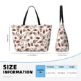 thumbnail image 4 of Xecao Rugby Style for versatile beach bag for women includes zipper pockets and waterproof material, ideal for vacations and adventures., 4 of 7