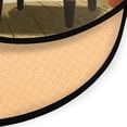 thumbnail image 3 of 36.2 Inch Round Floor Mat Black Cat Lounging Carpet Decor Rug for Living Room Bedroom, 3 of 6