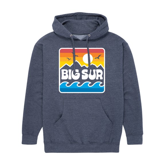 Instant Message - Big Sur Badge  - Men's Pullover Hooded Fleece Sweatshirt