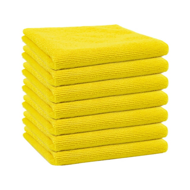 pdqouc Clearance 5PCS 11.81" Microfiber Cleaning Cloth Each Package of Ultra Hygroscopic Cleaning Towel 5 Color Combination Soft and Absorbent for Cleaning Dishes, Kitchen, Bathroom, Car