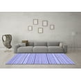 thumbnail image 3 of Ahgly Company Indoor Rectangle Abstract Blue Modern Area Rugs, 4' x 6', 3 of 4