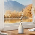 thumbnail image 6 of 54CM Single Branch White Blossom Artificial Flower Chinese Home Decor Arrangement, F, 6 of 6