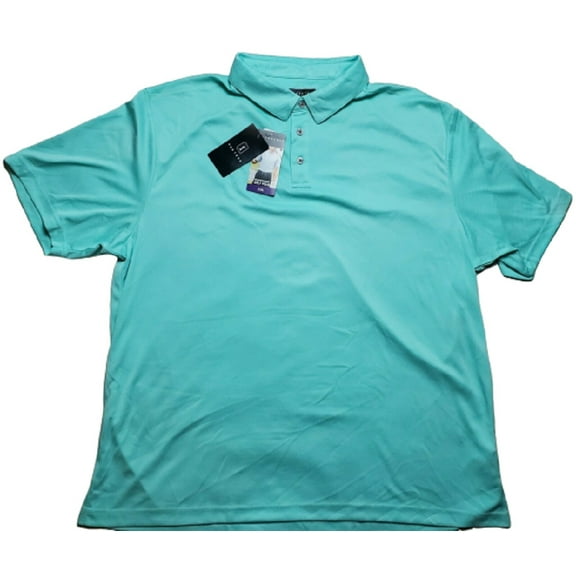 PGA Tour Performance Golf Polo in Light Aruba Heather, Size Large