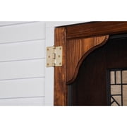 HAMPTON PRODUCTS-WRIGHT Wood Screen Door Hardware Set, Brass VS10BR