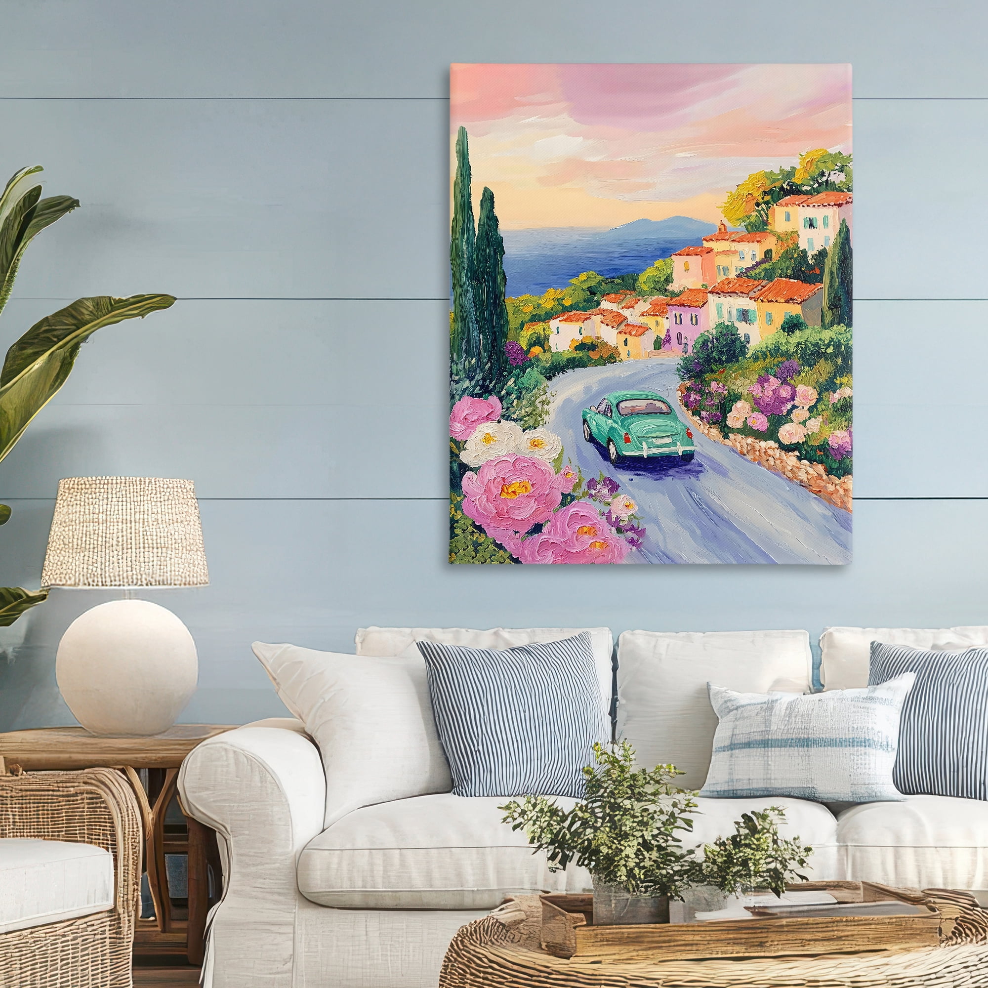 Stupell Industries Driving Along The Coast Canvas Wall Art, design by The Prints Vibe
