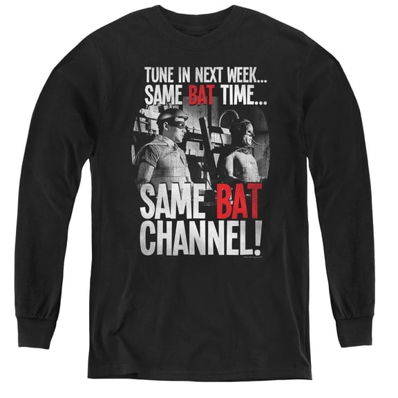 Batman Classic Tv - Bat Channel - Youth Long Sleeve Shirt - Large