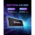 thumbnail image 2 of ACER GM7 4Tb M.2 NVMe PCIe Generación 4x4 SSD PREDATOR, 2 of 5