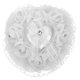 thumbnail image 1 of Almohada para anillos de boda, diseño de rosas y flores, ideal como decoración para fiestas de bodas., 1 of 5