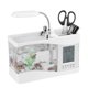 thumbnail image 4 of Multifunctional USB Rechargeable Mini Fish Tank Aquarium with Clock Function LED Light White, 4 of 4