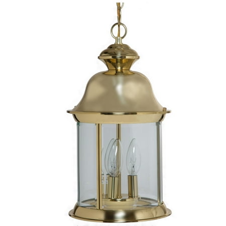 Boston Harbor BRT-8703-PB Outdoor Pendant Lantern, Polished Brass