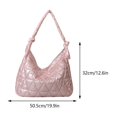 thumbnail image 2 of Bolso de mano acolchado a la moda para mujer, bolso Hobo, bolso de hombro para mujer, 2 of 6