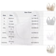 thumbnail image 4 of Stamzod Cotton Bras for Women Large Breasts Full Coverage Push Up Bra Wireless Lace Bralette Everyday Bras, 4 of 8