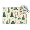 Christmas cartoon printing Dining mat, washable, heatresistant, indoor