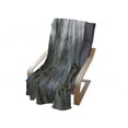 thumbnail image 4 of Fog Soft Flannel Fleece Throw Blanket, Evil Dark Forest Photo with Trees in Water Cold Winter Spooky View Mystery Print, Cozy Plush for Indoor and Outdoor Use, 50" x 60", Multicolor, by Ambesonne, 4 of 6