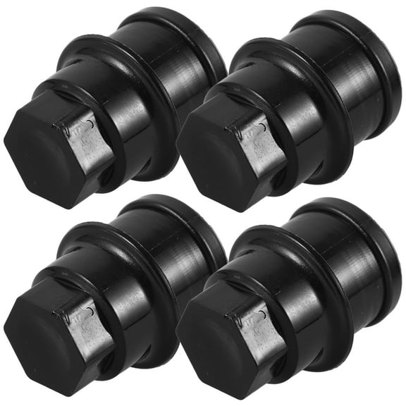FENGGUIQU 4pcs Durable Metal Wheel Lug Nut Cap Covers for Car Owners DIY Enthusiasts