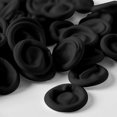 thumbnail image 2 of LQQBOX Disposable Finger Cots, Black Latex Rubber Finger Gloves, Soft Thumb Covers Protective for Beauty Salon (Approx 200pcs), 2 of 7