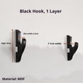 thumbnail image 4 of Transemion 2pcs/set Solid Wall Mount Natural Solid Wood Fits Different Samurai Items Home Wall-Mounted Gun Storage Rack type+3, 4 of 6