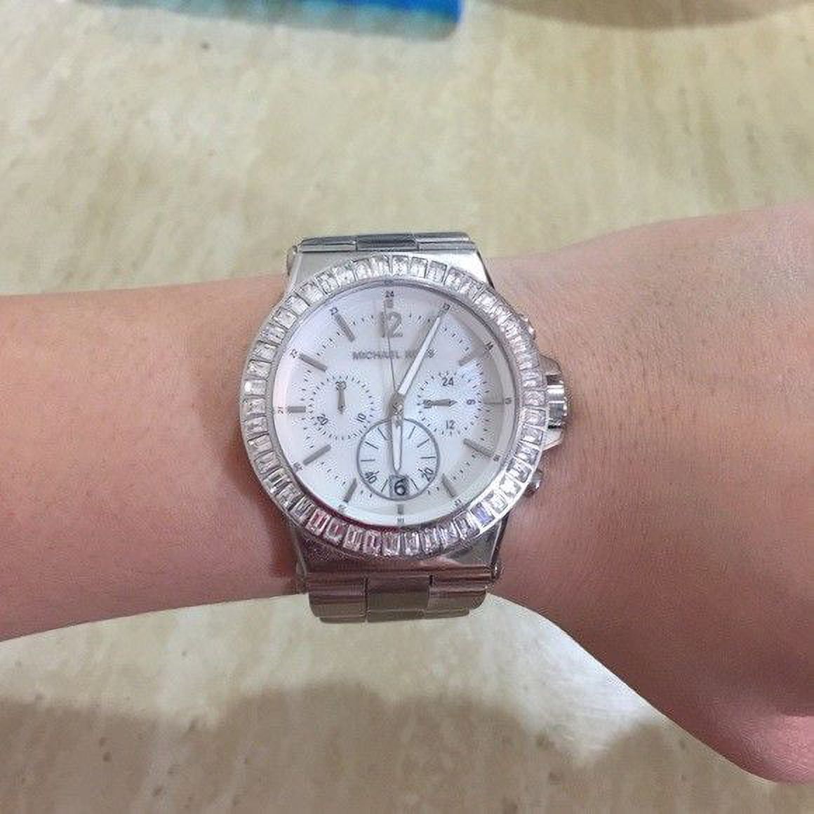 Stainless Steel Chronograph Ladies Watch MK5411