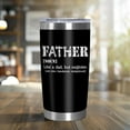 thumbnail image 3 of Father's Day Gifts for Dad from Daughter Son - Stainless Steel Insulated Coffee Tumbler with Lid 20 oz - Funny Fathers Day Birthday Gifts for Dad, Husband Birthday Gift Ideas, 3 of 5