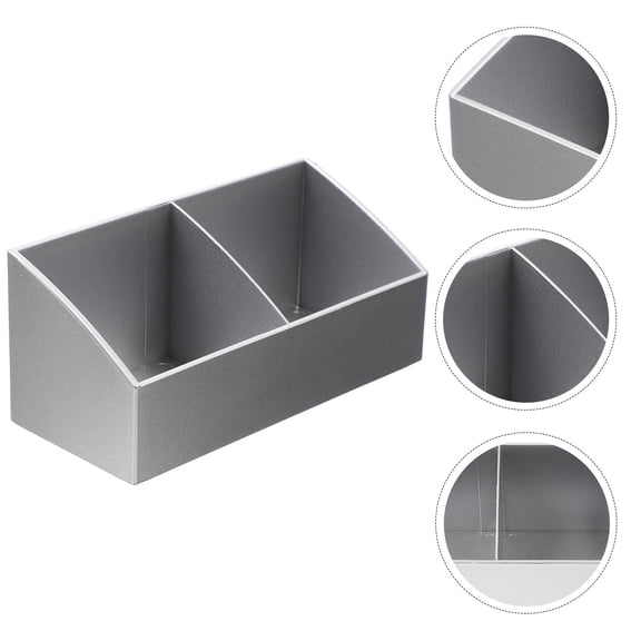FUTUREORYY Coffee Station Organizer Silver ABS 1Set 5.5x2.4in