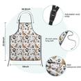 thumbnail image 7 of Corgi Dog and Footprints Kids Aprons for Girls and Boys,Adjustable Neck Strap Toddler Aprons for Kids Cooking Baking, 7 of 7