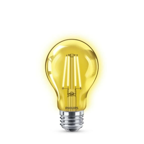 Foco Led A19 Philips 4W Amarillo 120V Exterior/Interior