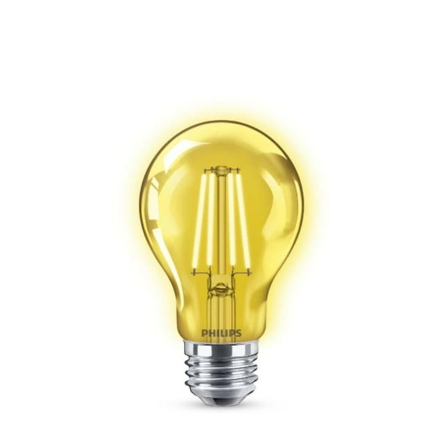 Foco Led A19 Philips 4W Amarillo 120V Exterior/Interior