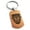 Rose, variant on Stainless Steel Aztec Warrior Mask Rune Engraved Dog Tag Keychain Keyring