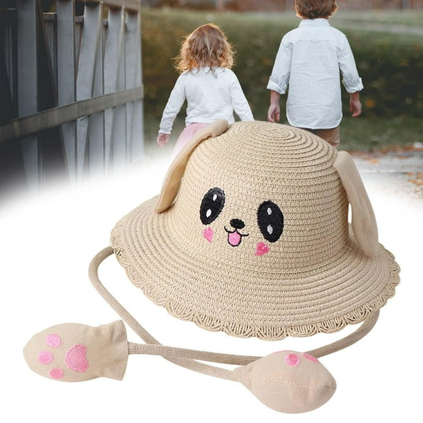 Sombrero de verano para Bebé perfecl Gorra de Panamá beige